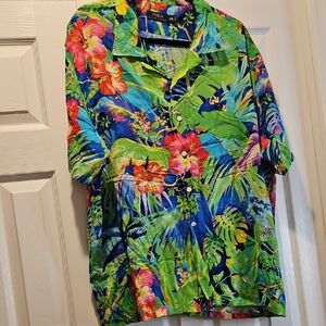 Polo Ralph Lauren Blue Caldwell Floral All Over Print Button Down